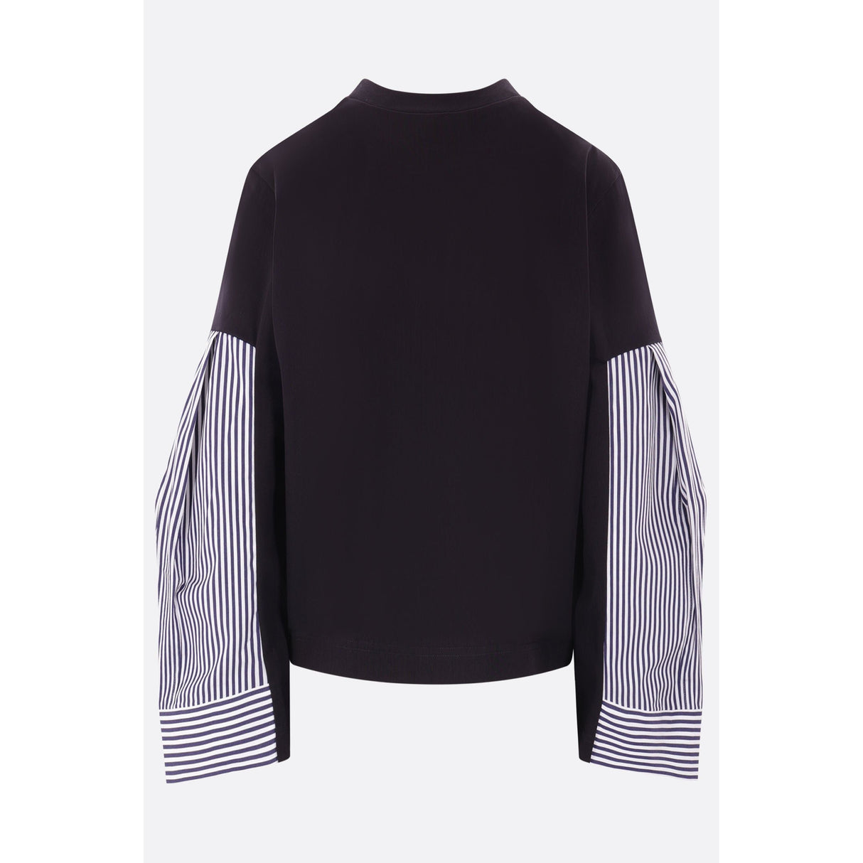 Jersey Poplin T-shirt-SACAI-JOHN JULIA