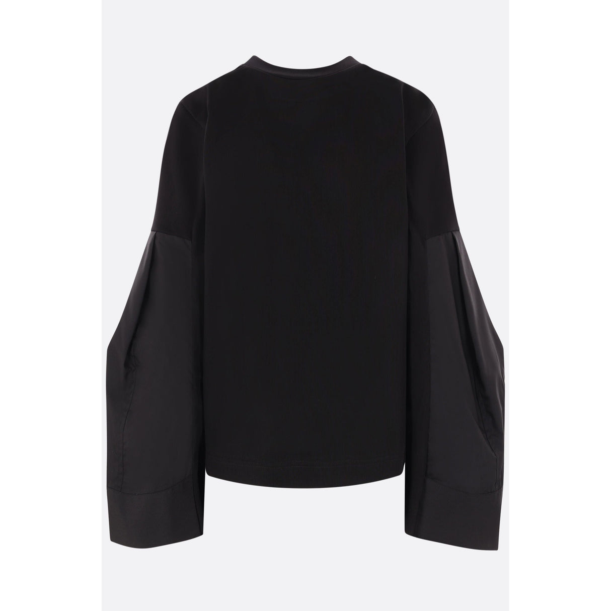 Jersey Poplin T-shirt-SACAI-JOHN JULIA