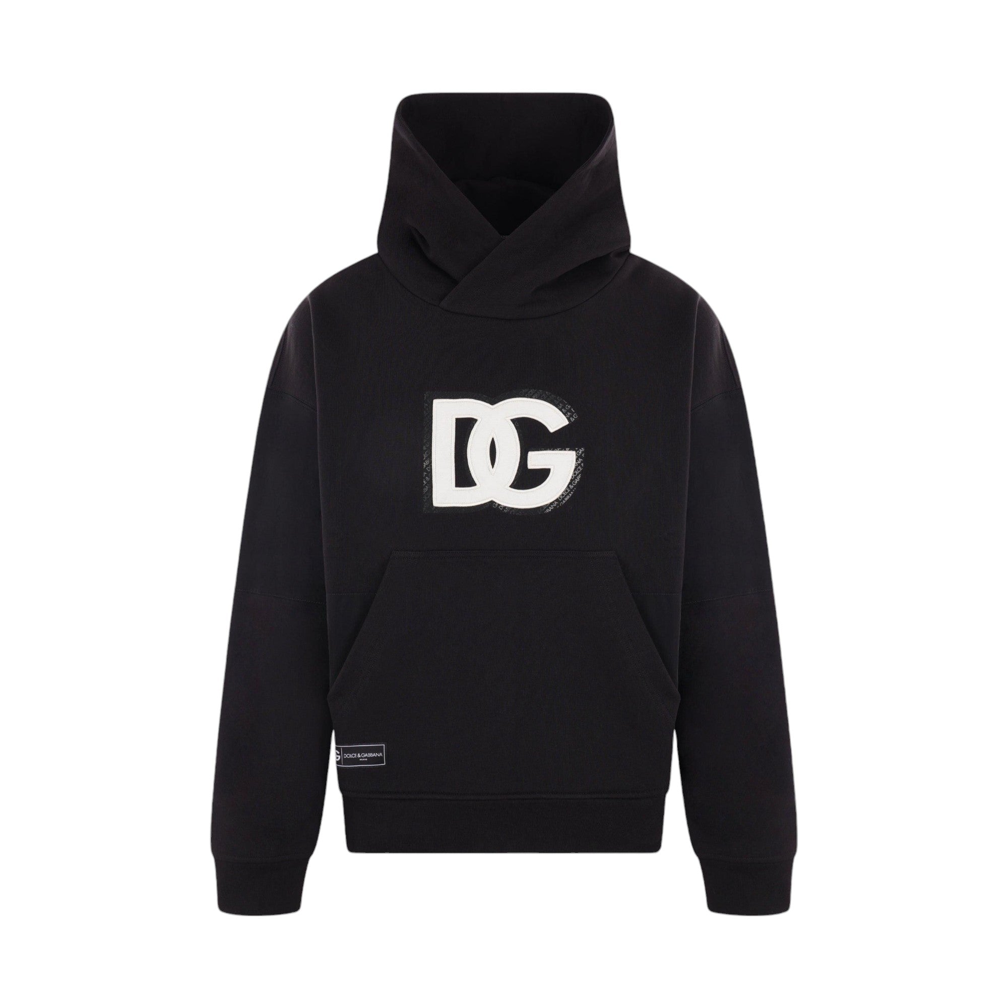 Jersey and Nylon Hoodie-DOLCE & GABBANA-JOHN JULIA