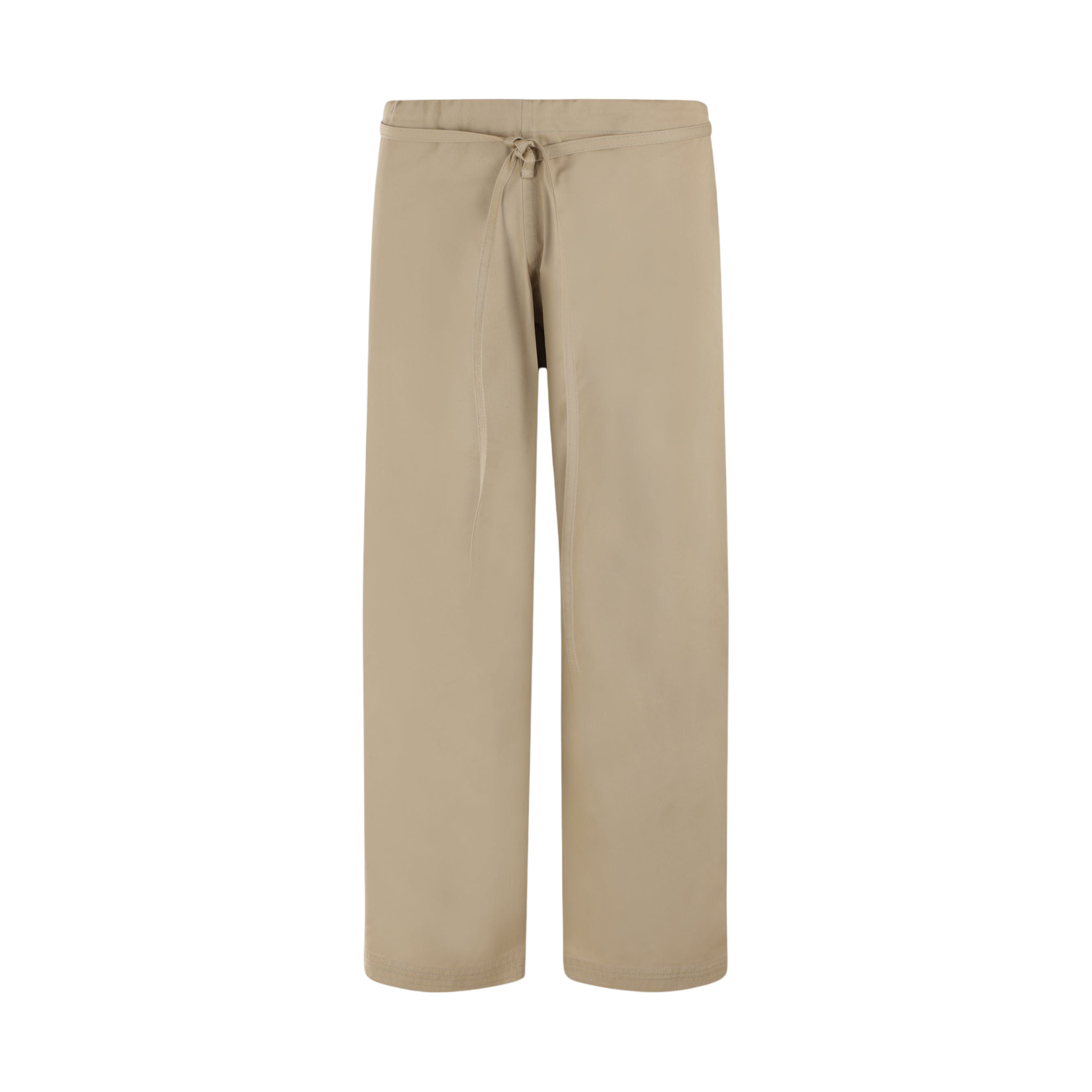 Judo Gabardine Straight-leg Pants-QUIRA-JOHN JULIA