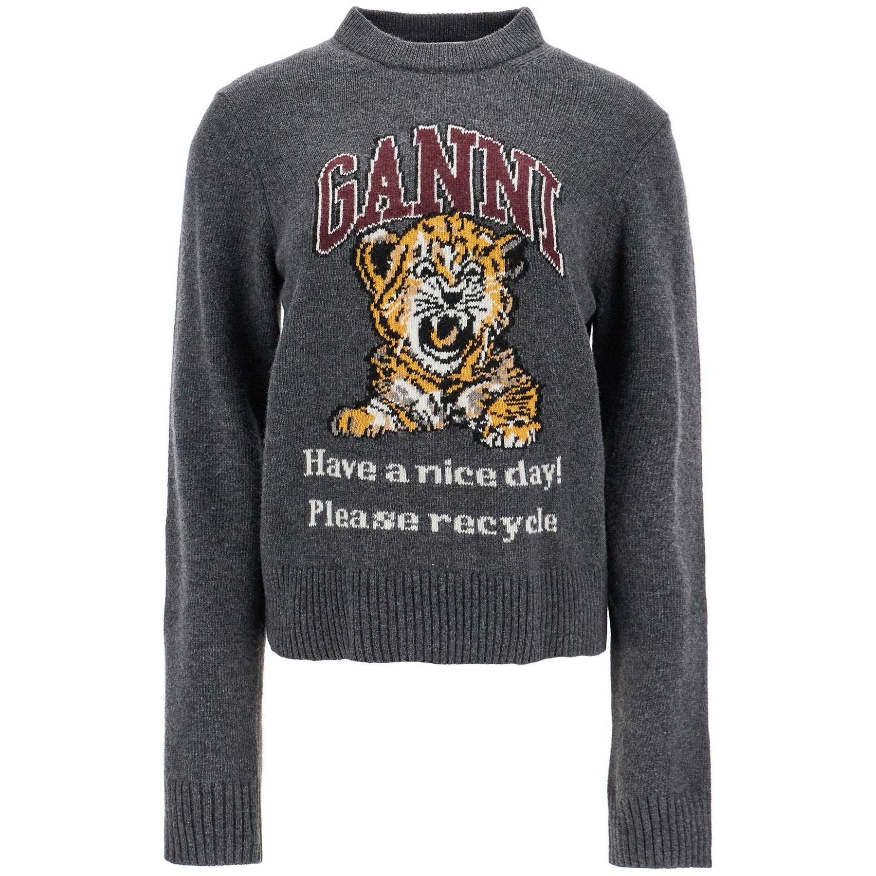 Graphic Pattern Pullover Sweater