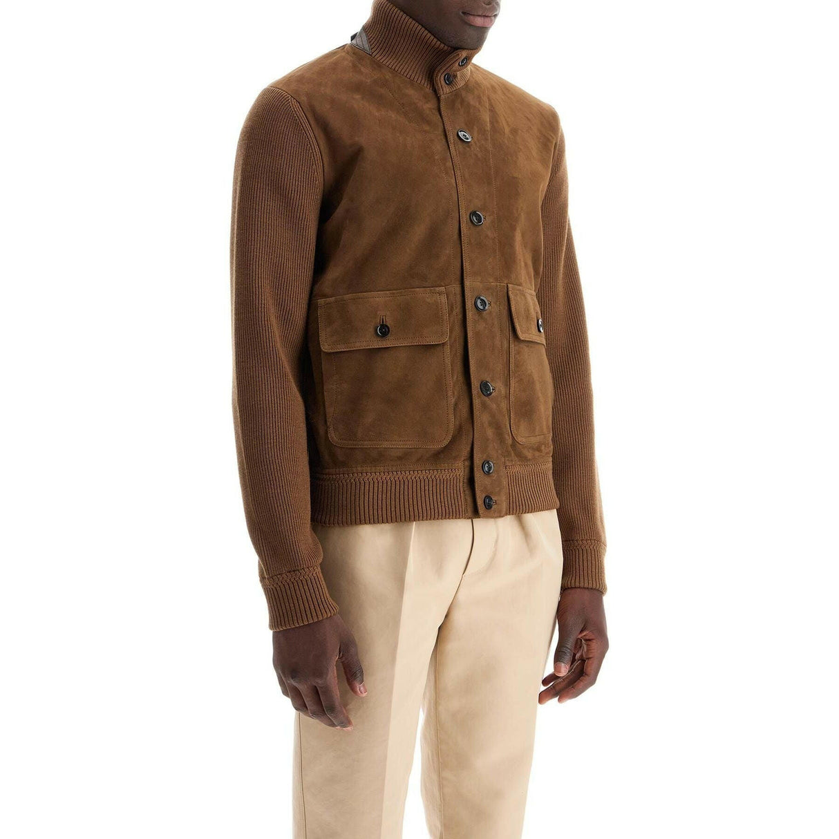 Suede Front Merino Blouson.