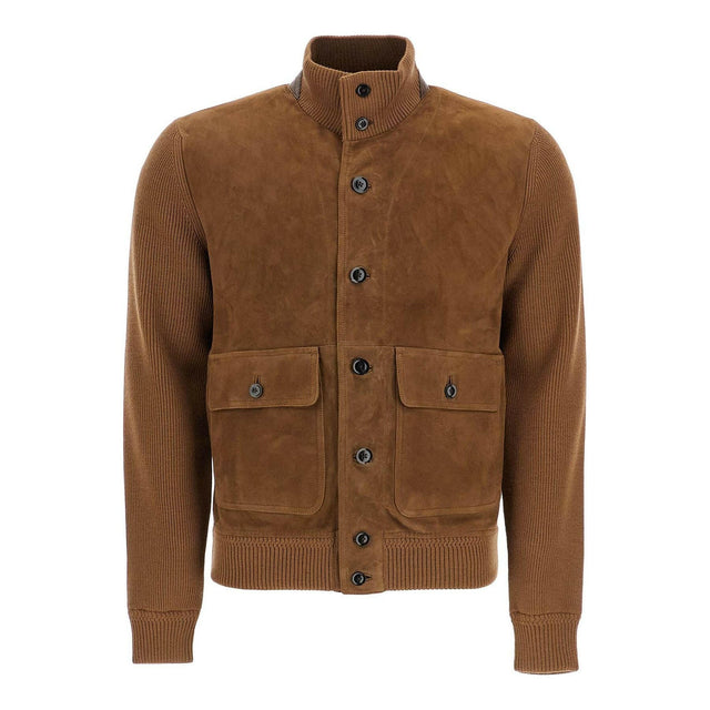 Suede Front Merino Blouson.