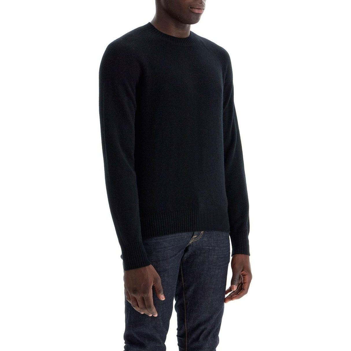 Wool and Cashmere Crewneck Sweater.