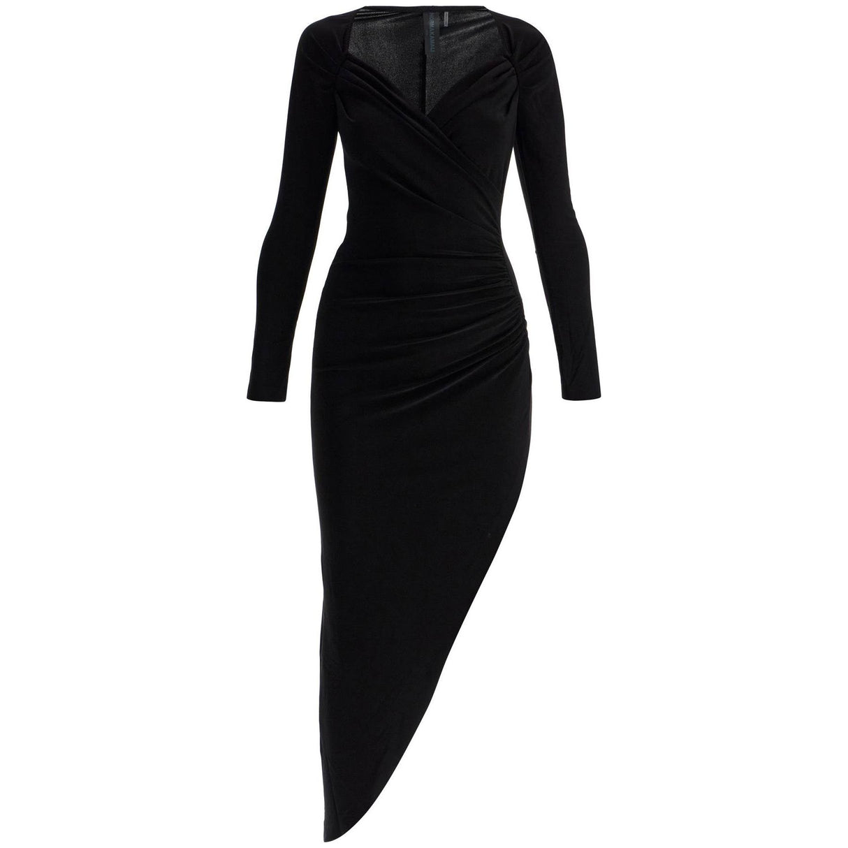 Asymmetric Draped Dress