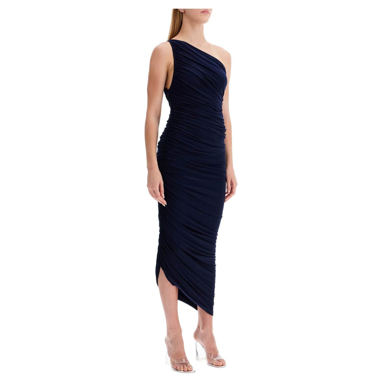 Asymmetric Diana Lycra Dress