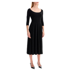 Reversible V-Neck Midi Dress