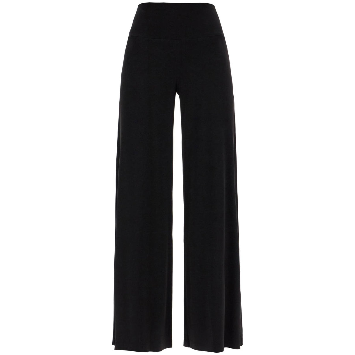 Wide-Leg Poly Lycra Pants