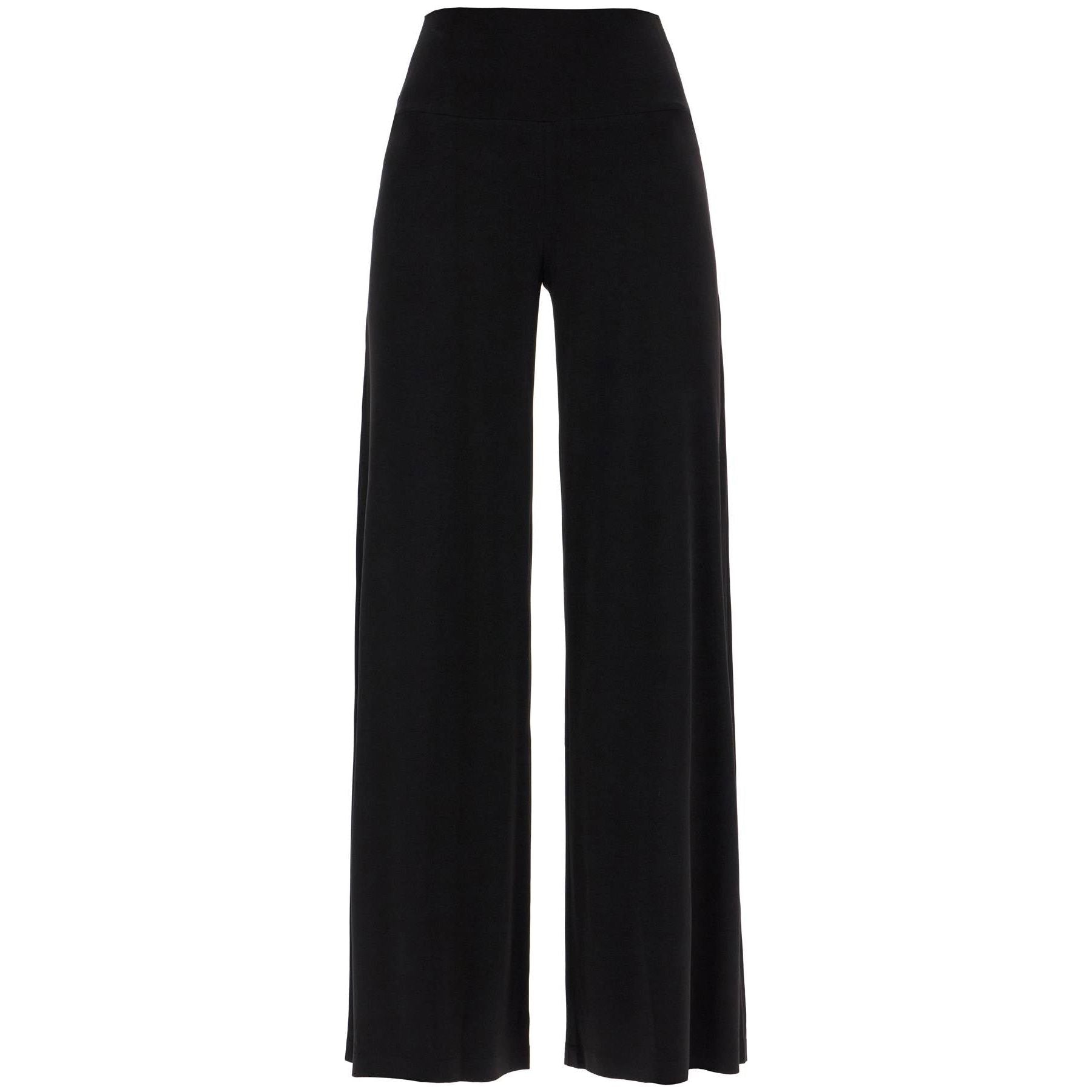 Wide-Leg Poly Lycra Pants