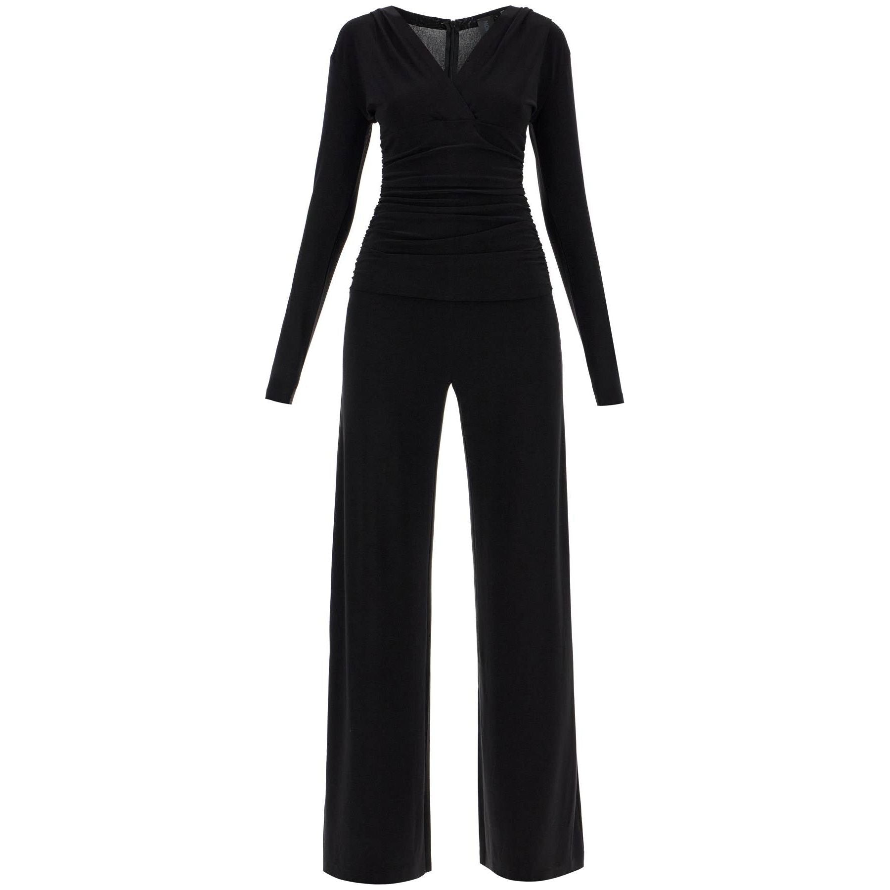 Fitted Poly Lycra Jumpsuit