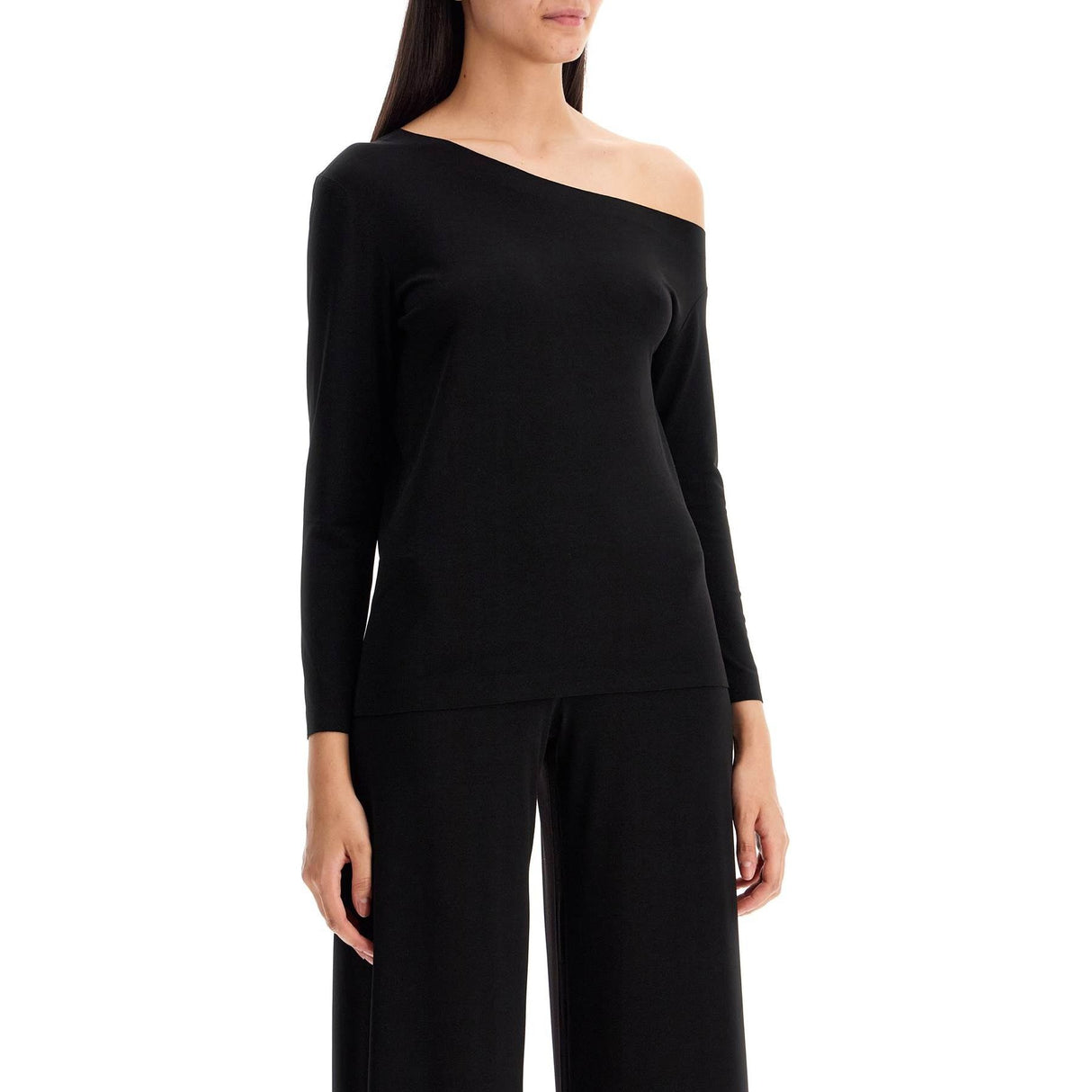 Off-Shoulder Poly Lycra Top