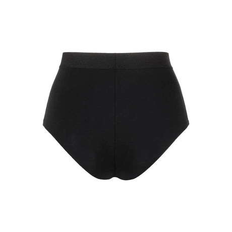 High-waisted Underwear Briefs With Logo Band