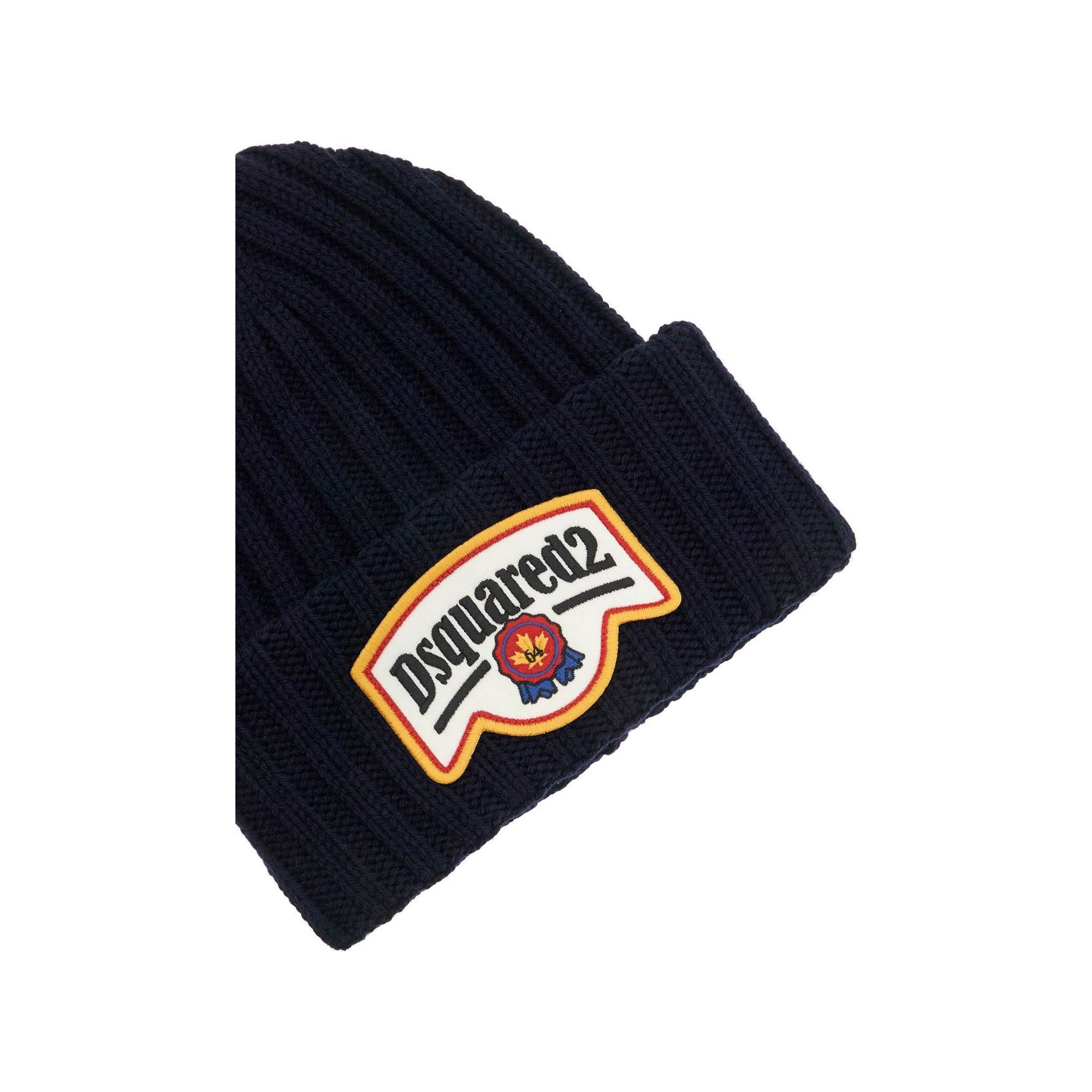 Beanie Hat With Patch Logo