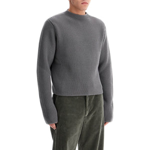 Ribbed Wool Pullover Sweater