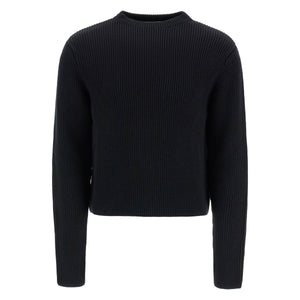 Ribbed Wool Pullover Sweater