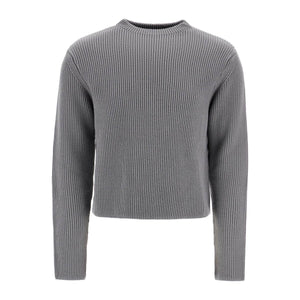 Ribbed Wool Pullover Sweater