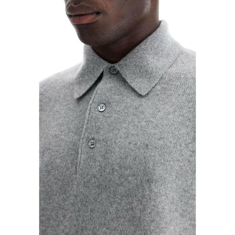 Seamless Cashmere Long-Sleeved Polo.