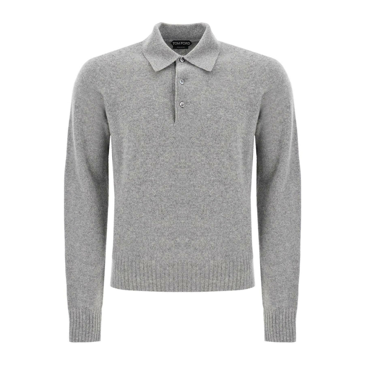 Seamless Cashmere Long-Sleeved Polo.