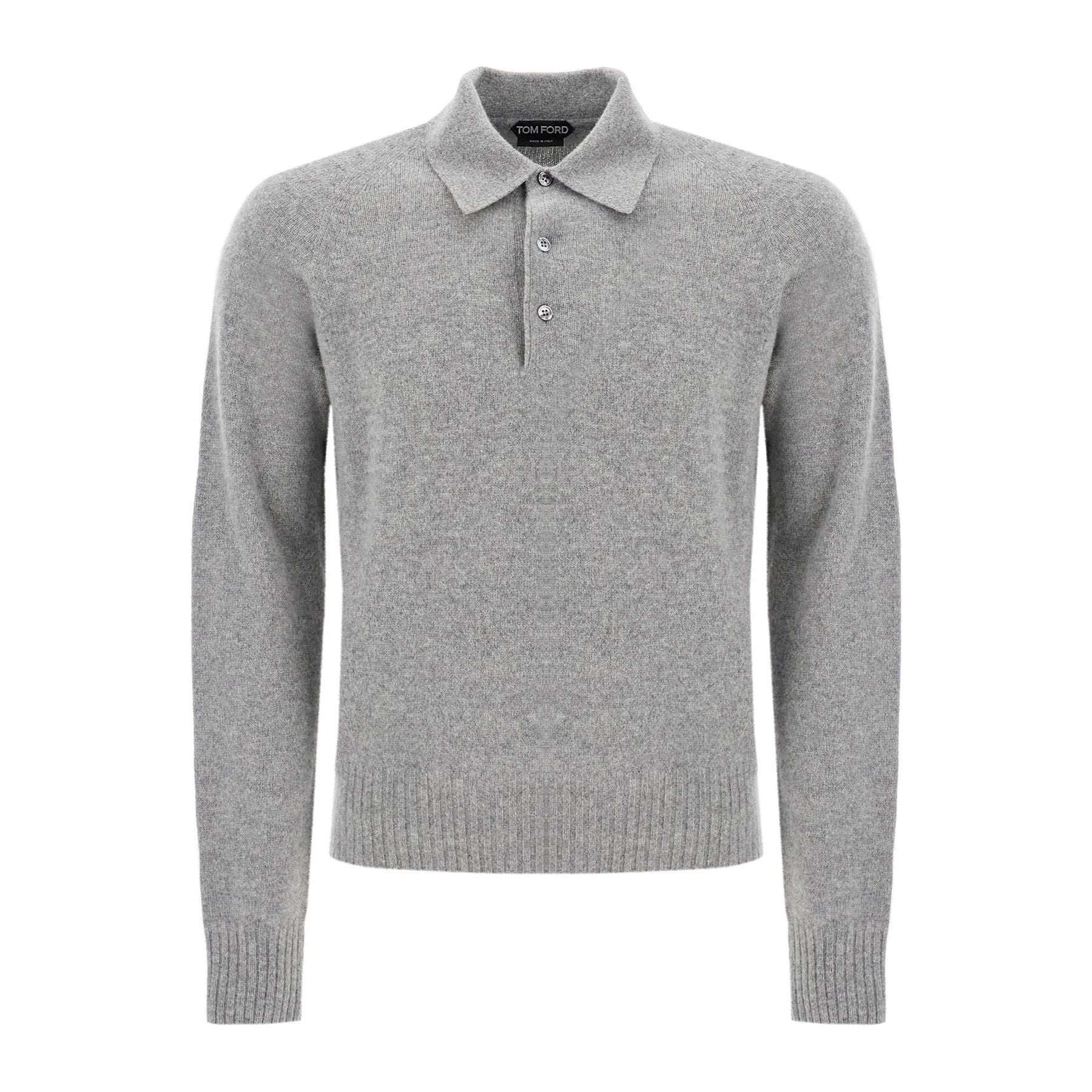 Seamless Cashmere Long-Sleeved Polo
