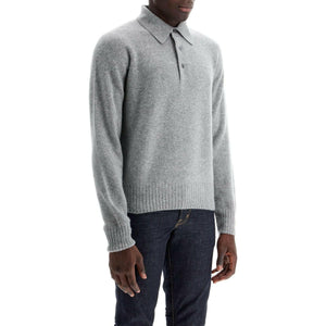 Seamless Cashmere Long-Sleeved Polo.