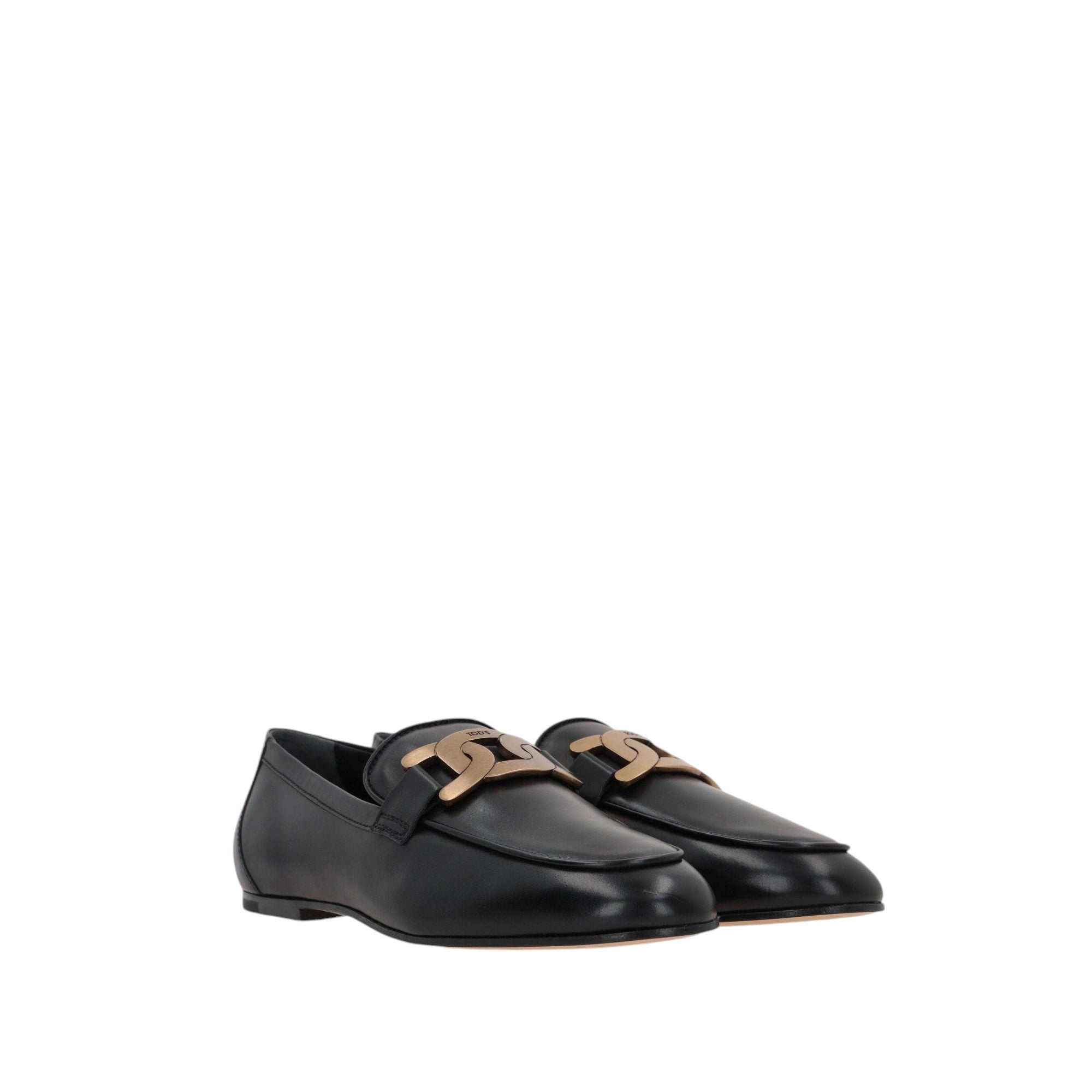 Kate Brushed Leather Loafers-TOD'S-JOHN JULIA