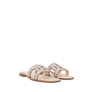 Kate Smooth Leather Slide Sandals-TOD'S-JOHN JULIA