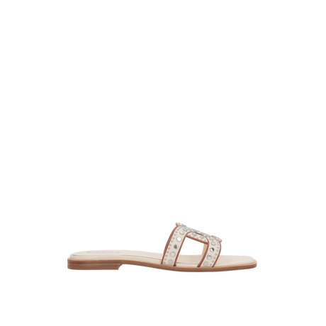 Kate Smooth Leather Slide Sandals-TOD'S-JOHN JULIA