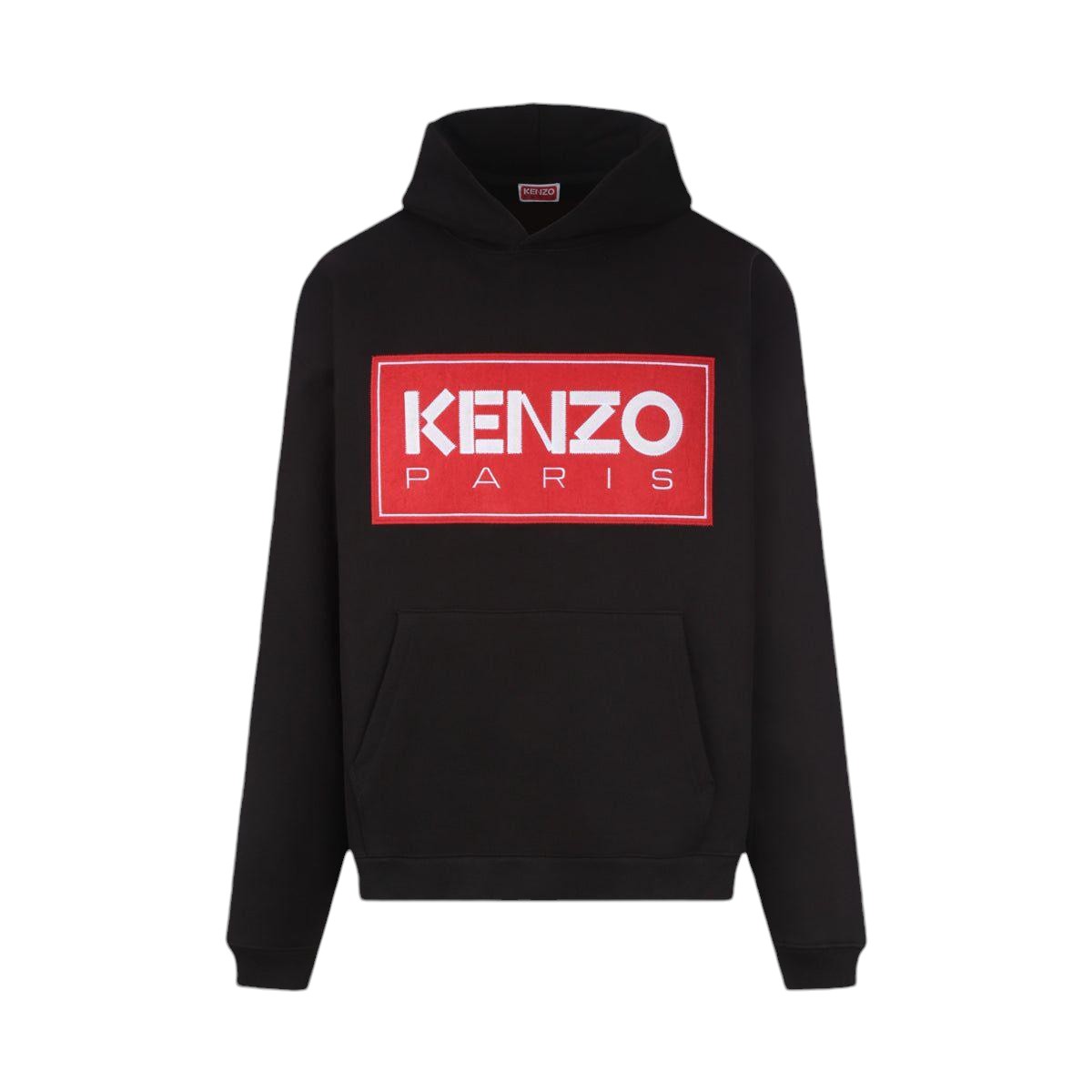 Kenzo Paris Cotton Jersey Hoodie-KENZO-JOHN JULIA