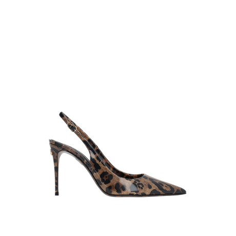 Kim Patent Leather Slingbacks-DOLCE & GABBANA-JOHN JULIA