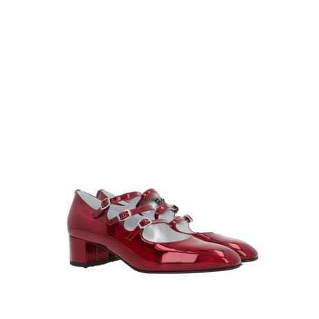 Kina Patent Leather Mary-Jane Pumps-CAREL-JOHN JULIA