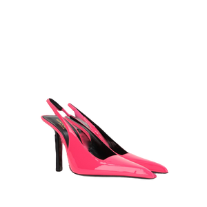 Kiss Patent Leather Slingbacks-SAINT LAURENT-JOHN JULIA