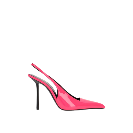 Kiss Patent Leather Slingbacks-SAINT LAURENT-JOHN JULIA