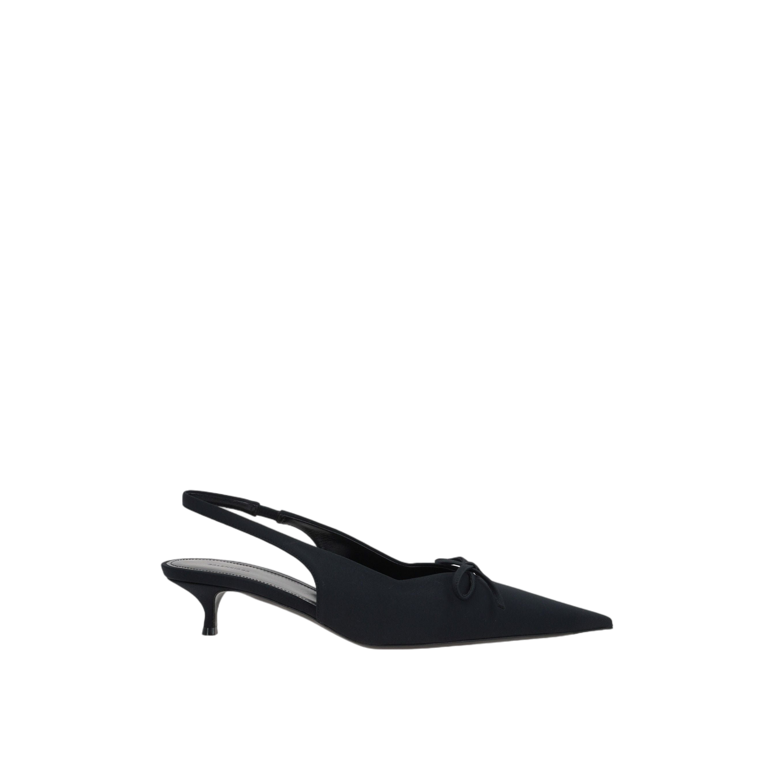 Knife Bow Spandex Slingbacks-BALENCIAGA-JOHN JULIA