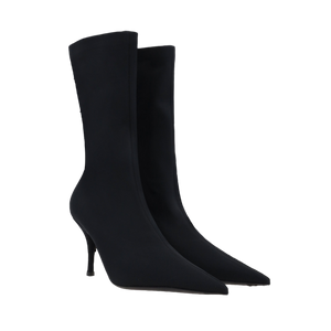 Knife Matte Spandex Ankle Boots-BALENCIAGA-JOHN JULIA