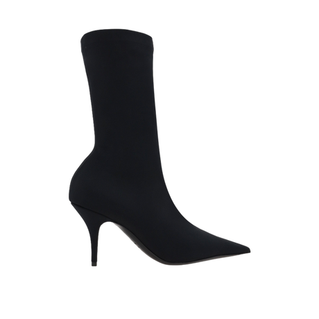 Knife Matte Spandex Ankle Boots-BALENCIAGA-JOHN JULIA