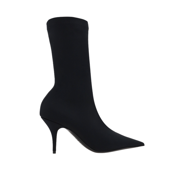 Knife Matte Spandex Ankle Boots-BALENCIAGA-JOHN JULIA