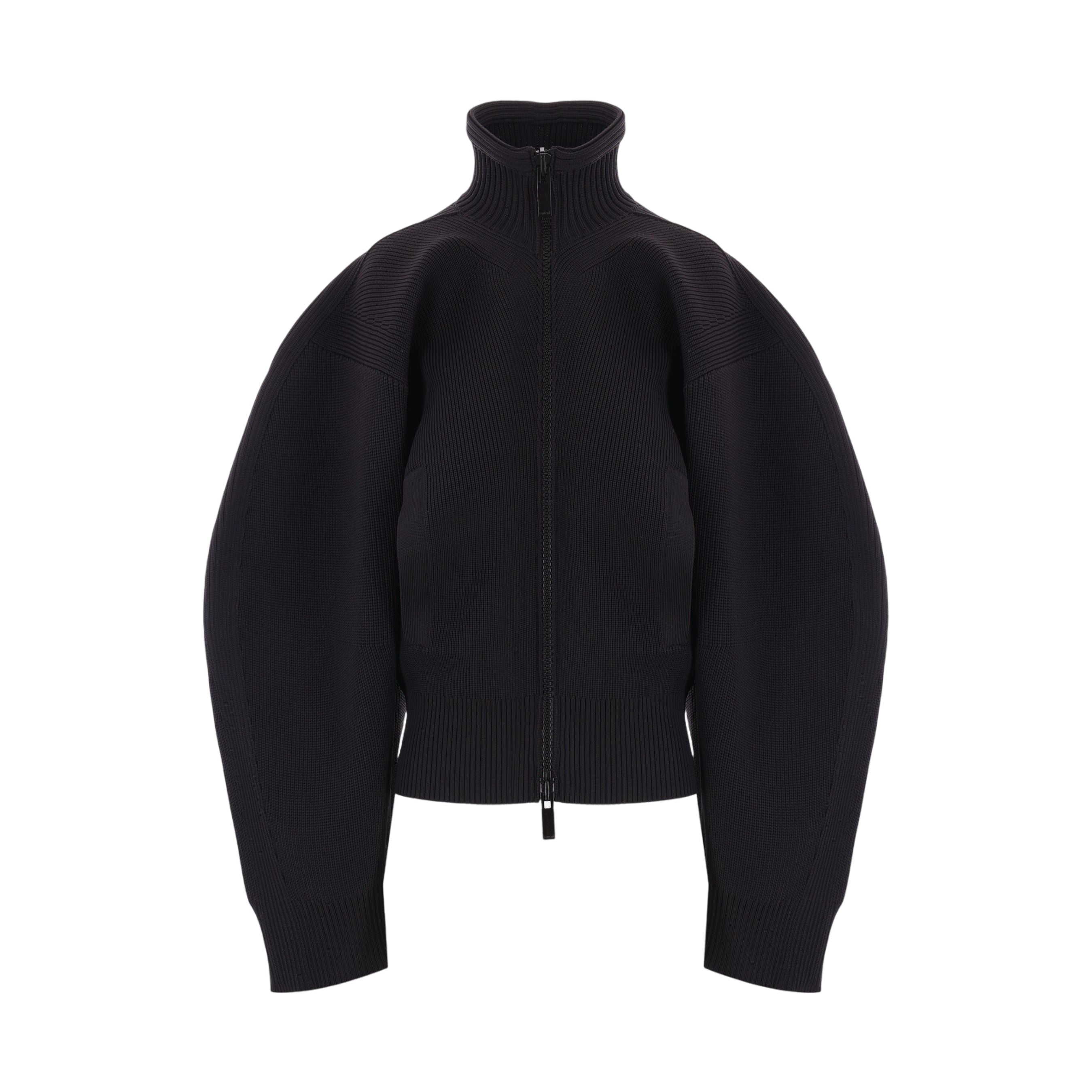 Knit Full-zip Cardigan-SACAI-JOHN JULIA