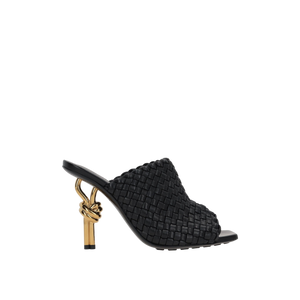 Knot Mule Sandals in Intrecciato Nappa-BOTTEGA VENETA-JOHN JULIA