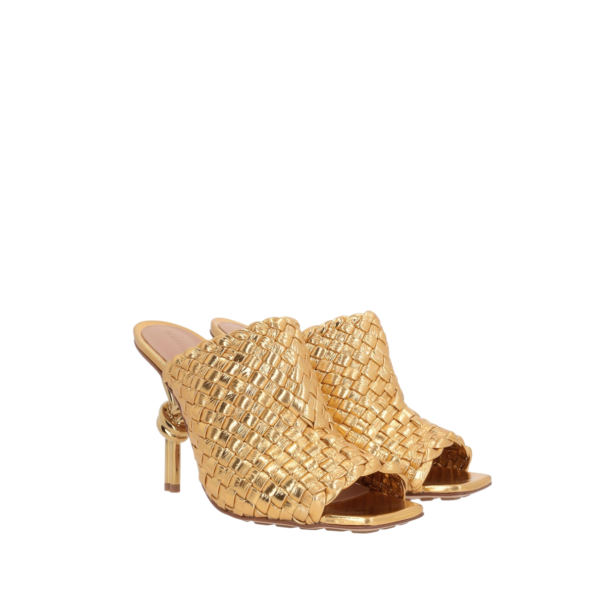 Knot Mule Sandals in Intrecciato VN-BOTTEGA VENETA-JOHN JULIA