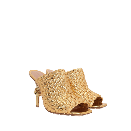 Knot Mule Sandals in Intrecciato VN-BOTTEGA VENETA-JOHN JULIA