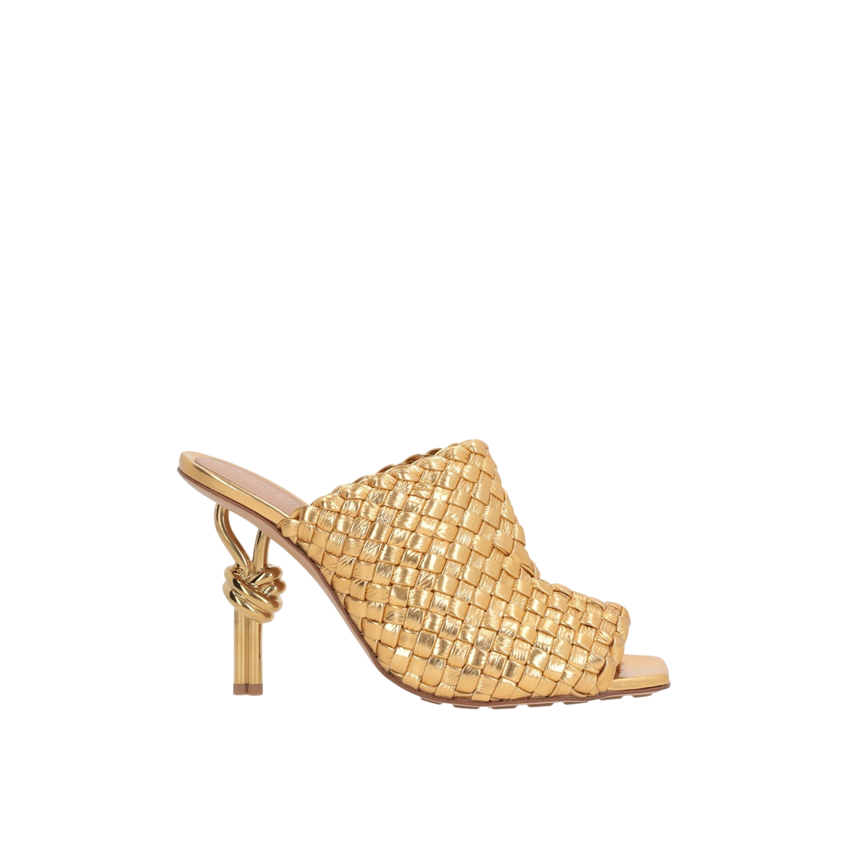 Knot Mule Sandals in Intrecciato VN-BOTTEGA VENETA-JOHN JULIA