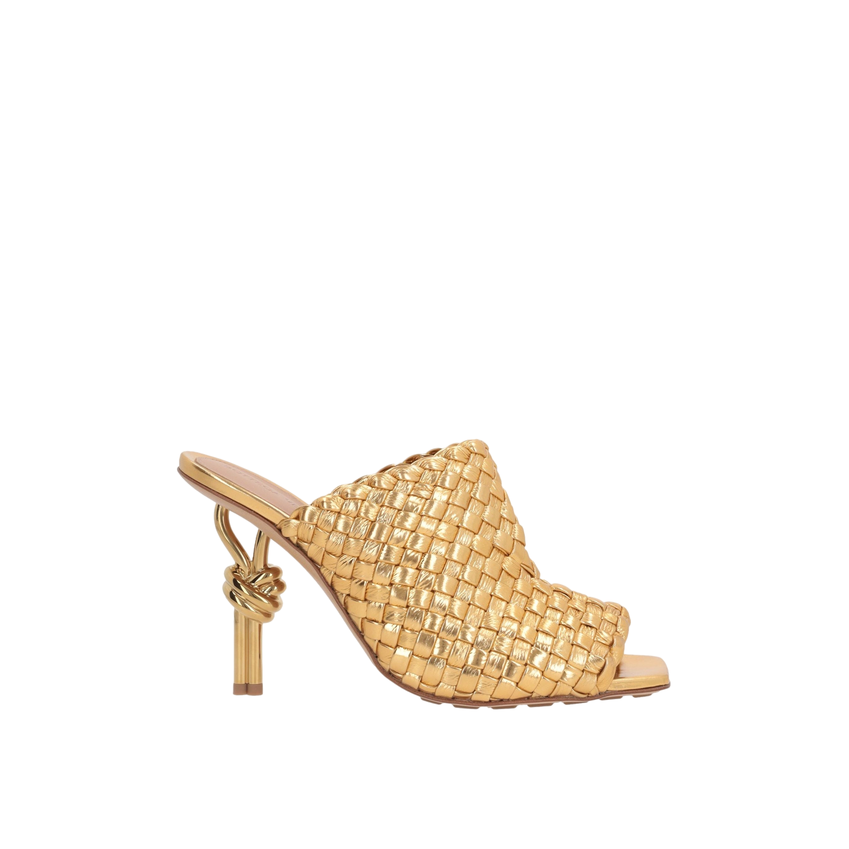 Knot Mule Sandals in Intrecciato VN-BOTTEGA VENETA-JOHN JULIA