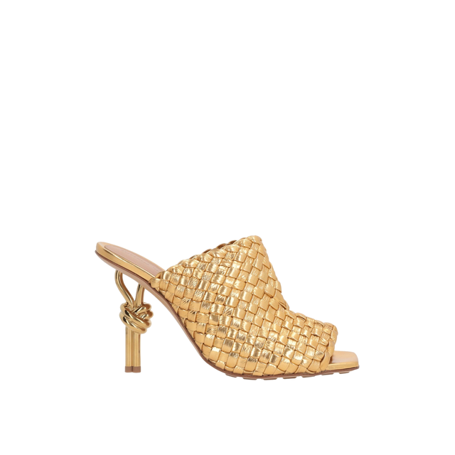 Knot Mule Sandals in Intrecciato VN-BOTTEGA VENETA-JOHN JULIA