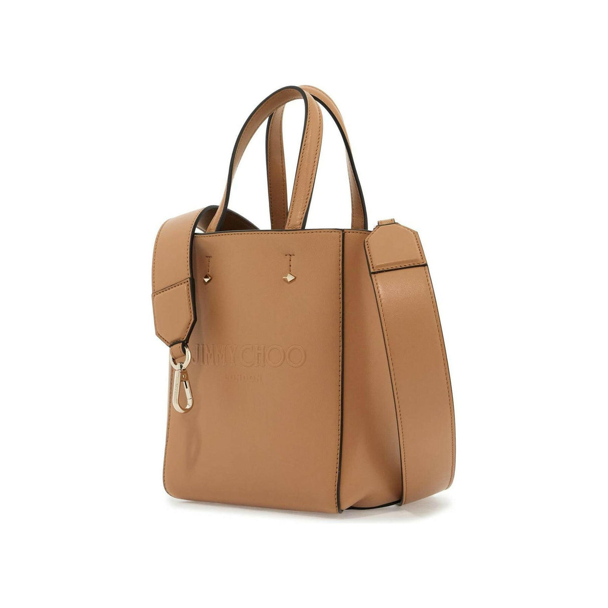 Lenny North-South S Leather Tote Bag.