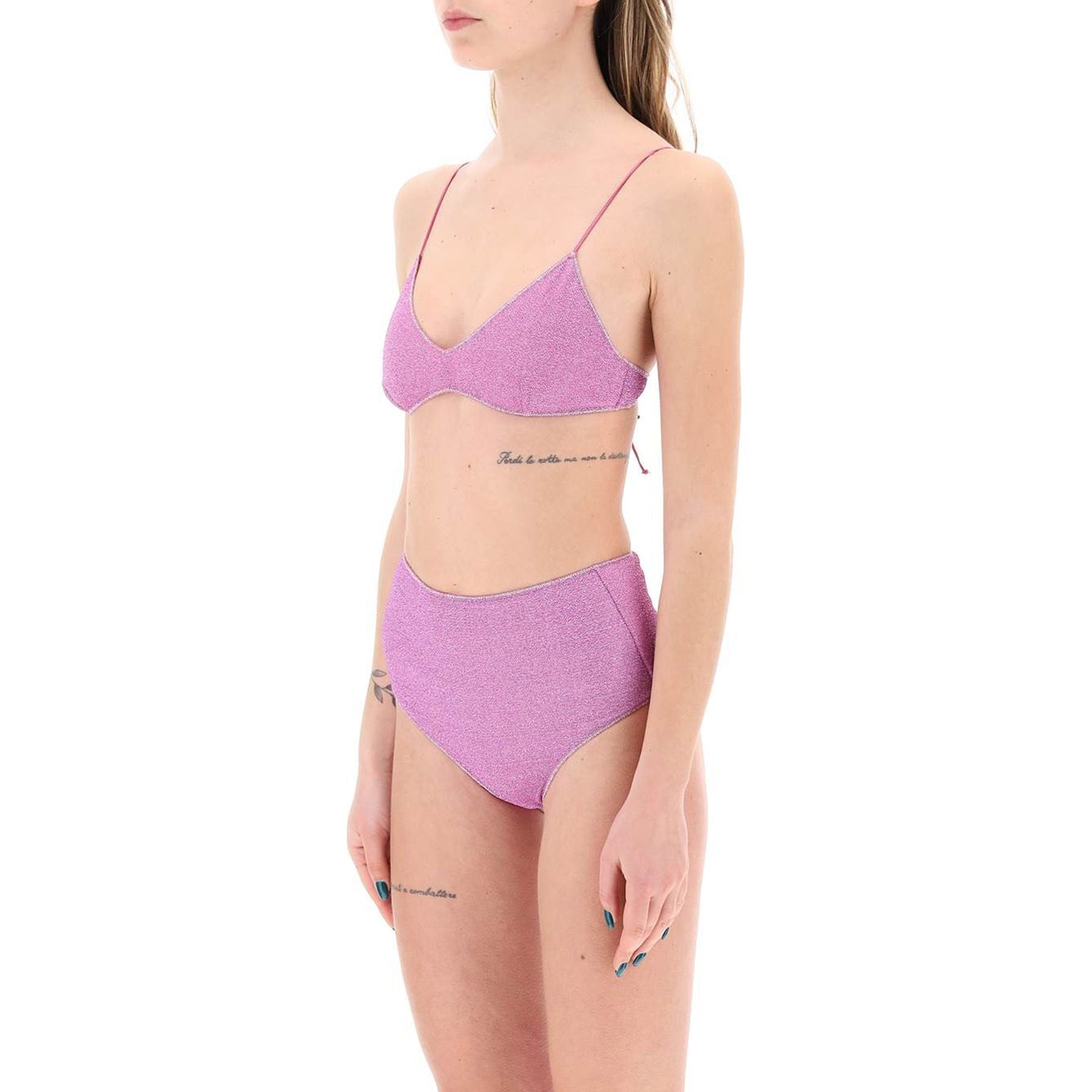 Glicine Lumière Sporty High-Waisted Bikini Set