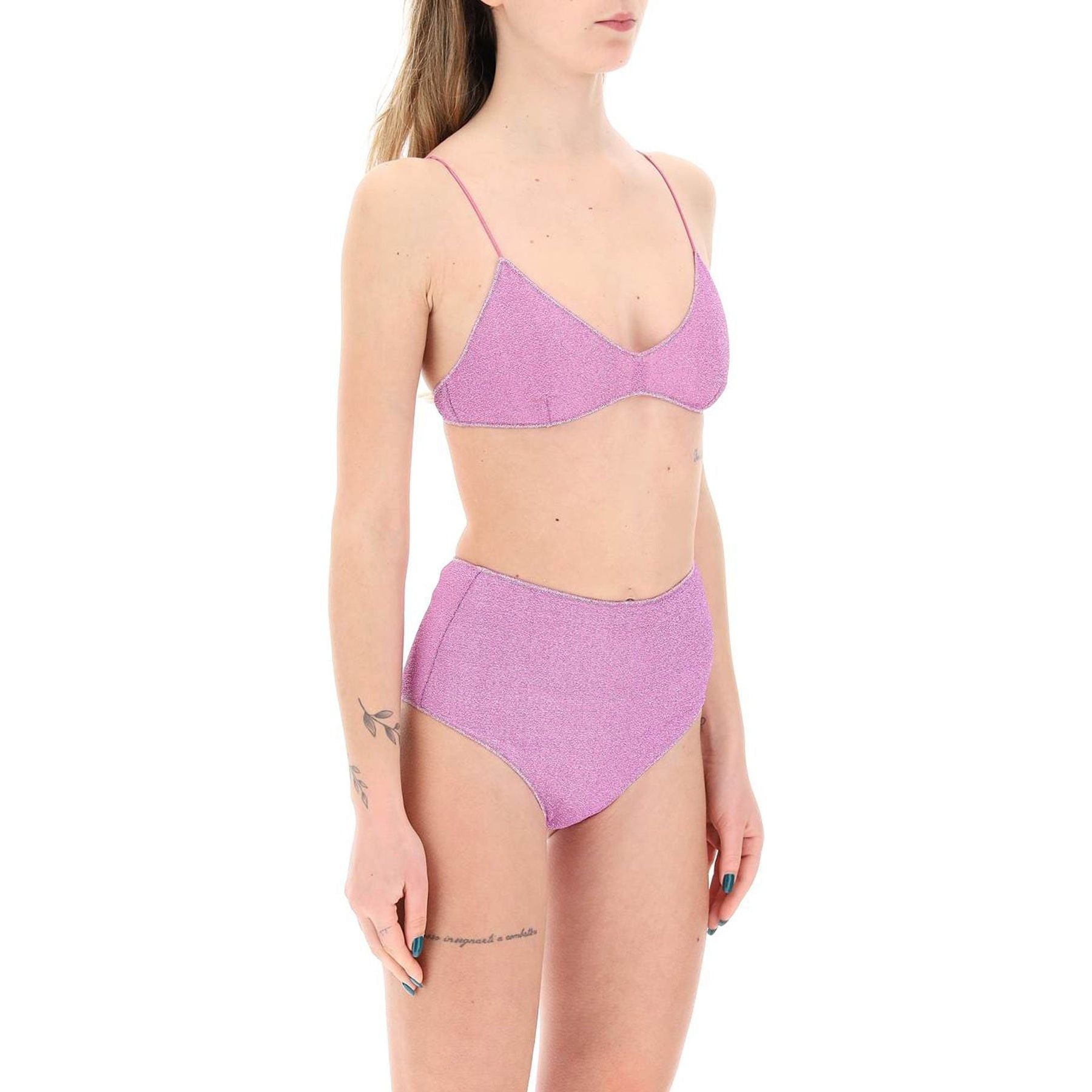 Glicine Lumière Sporty High-Waisted Bikini Set