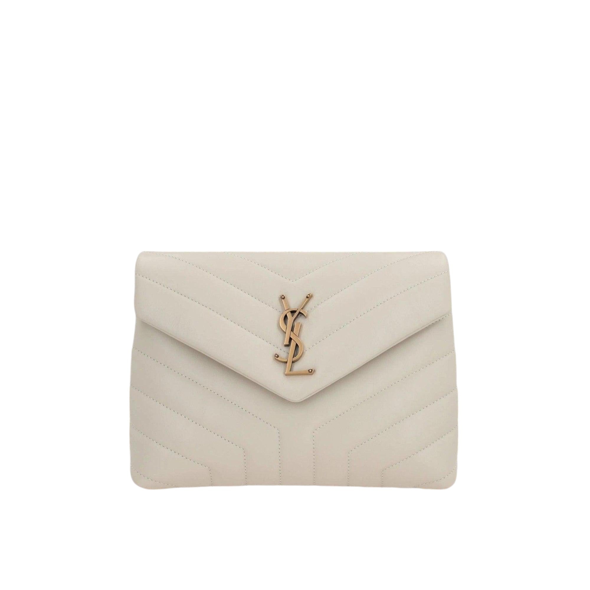 LOULOU Small Quilted Leather Shoulder Bag-SAINT LAURENT-JOHN JULIA