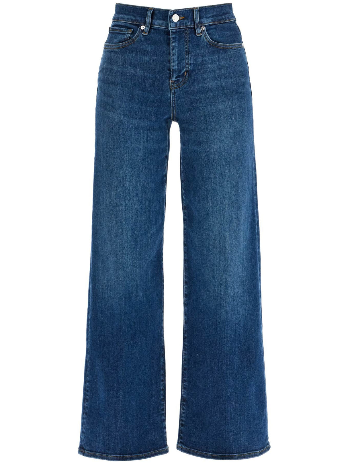 Le Slim Palazzo Cropped Jeans-Frame-JOHN JULIA