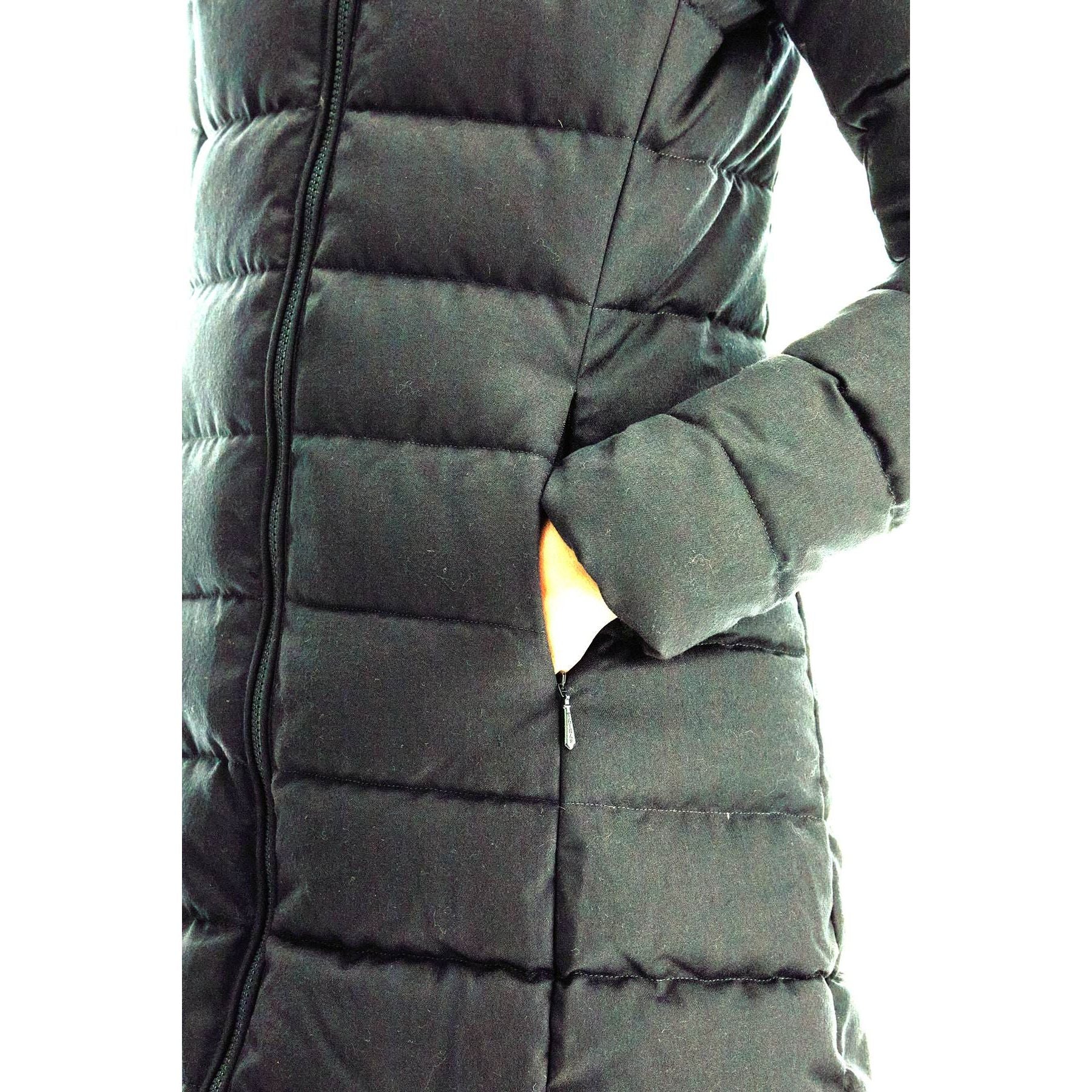 Laviana Wool Midi Down Jacket