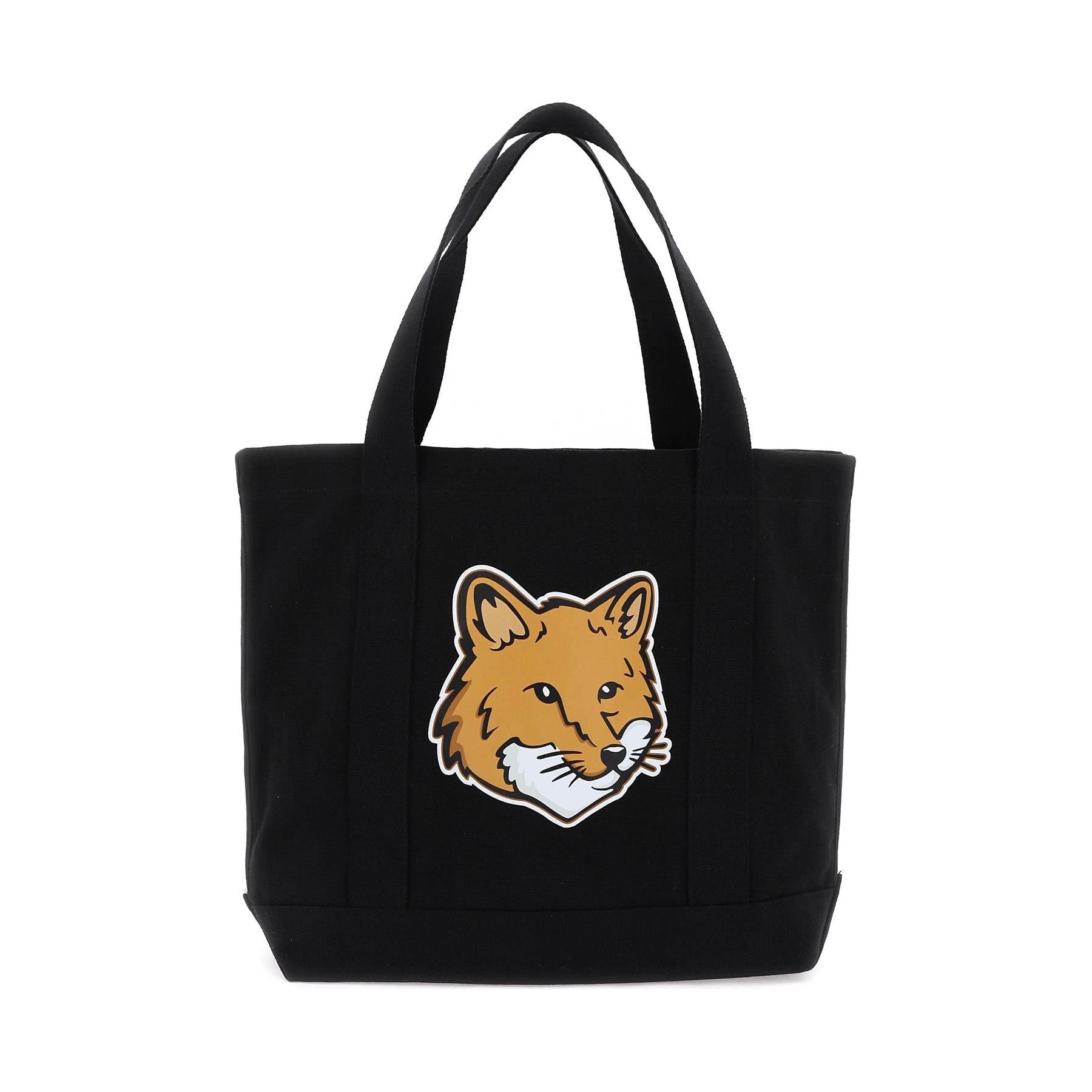 MAISON KITSUNE-Fox Head Tote Bag -JOHN JULIA.